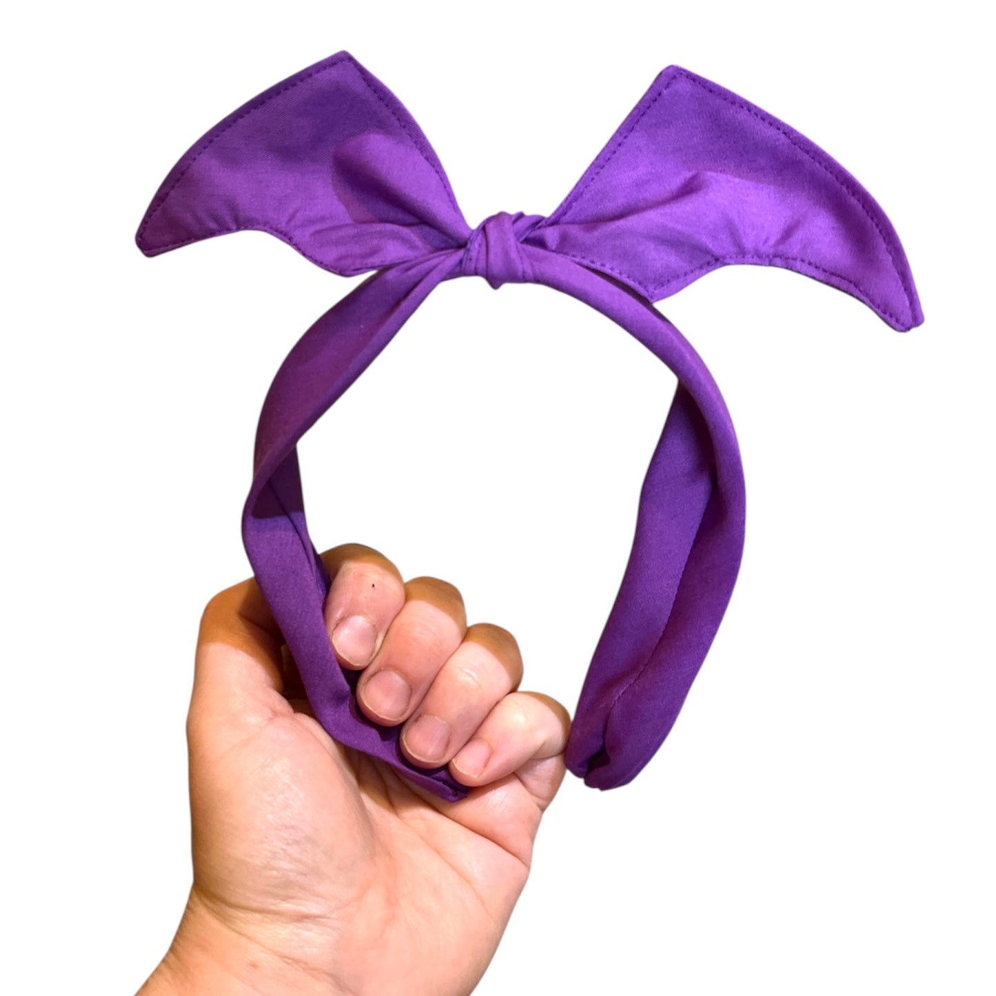 Bat bow Alice band (plain)