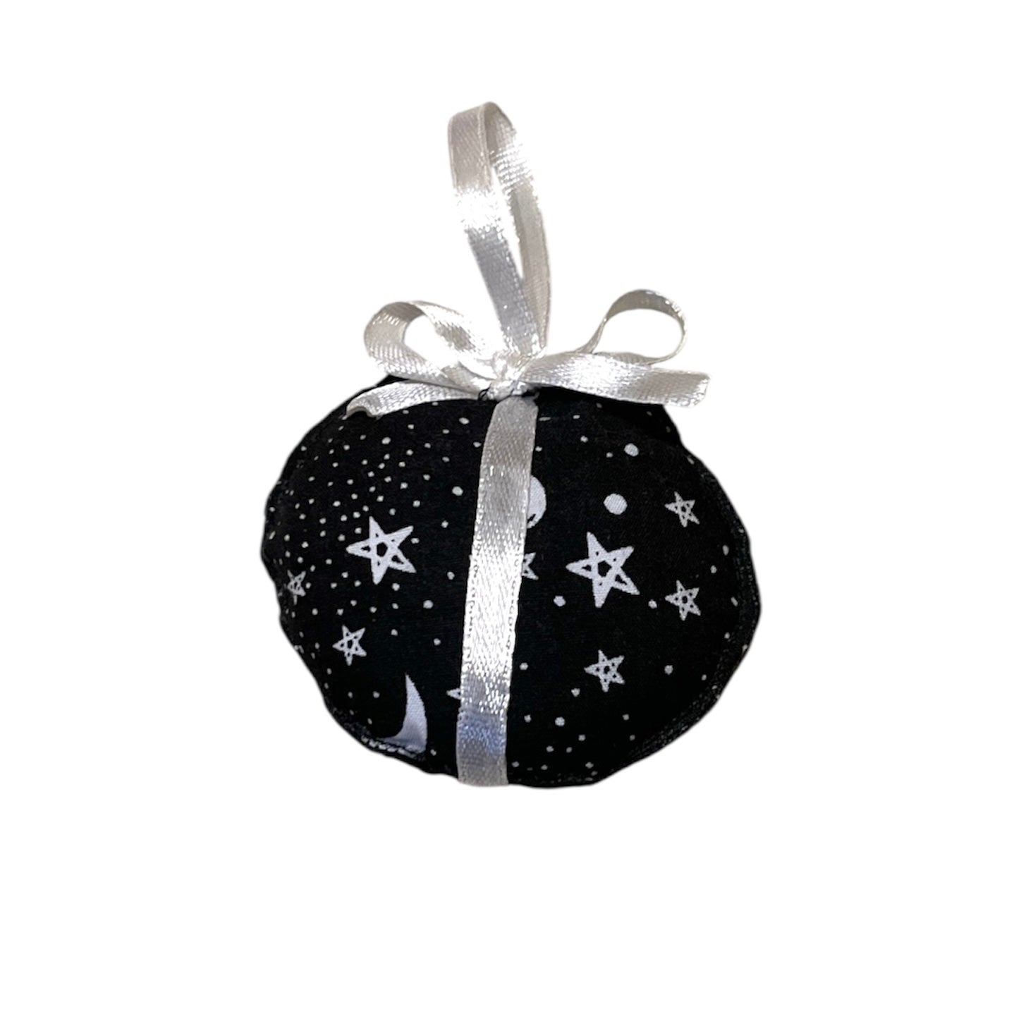 Spooky fabric baubles