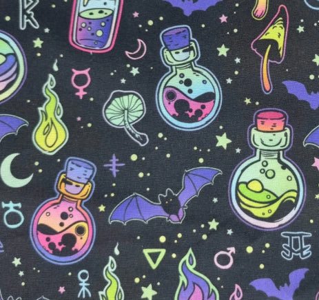 Neon potions scrunchy