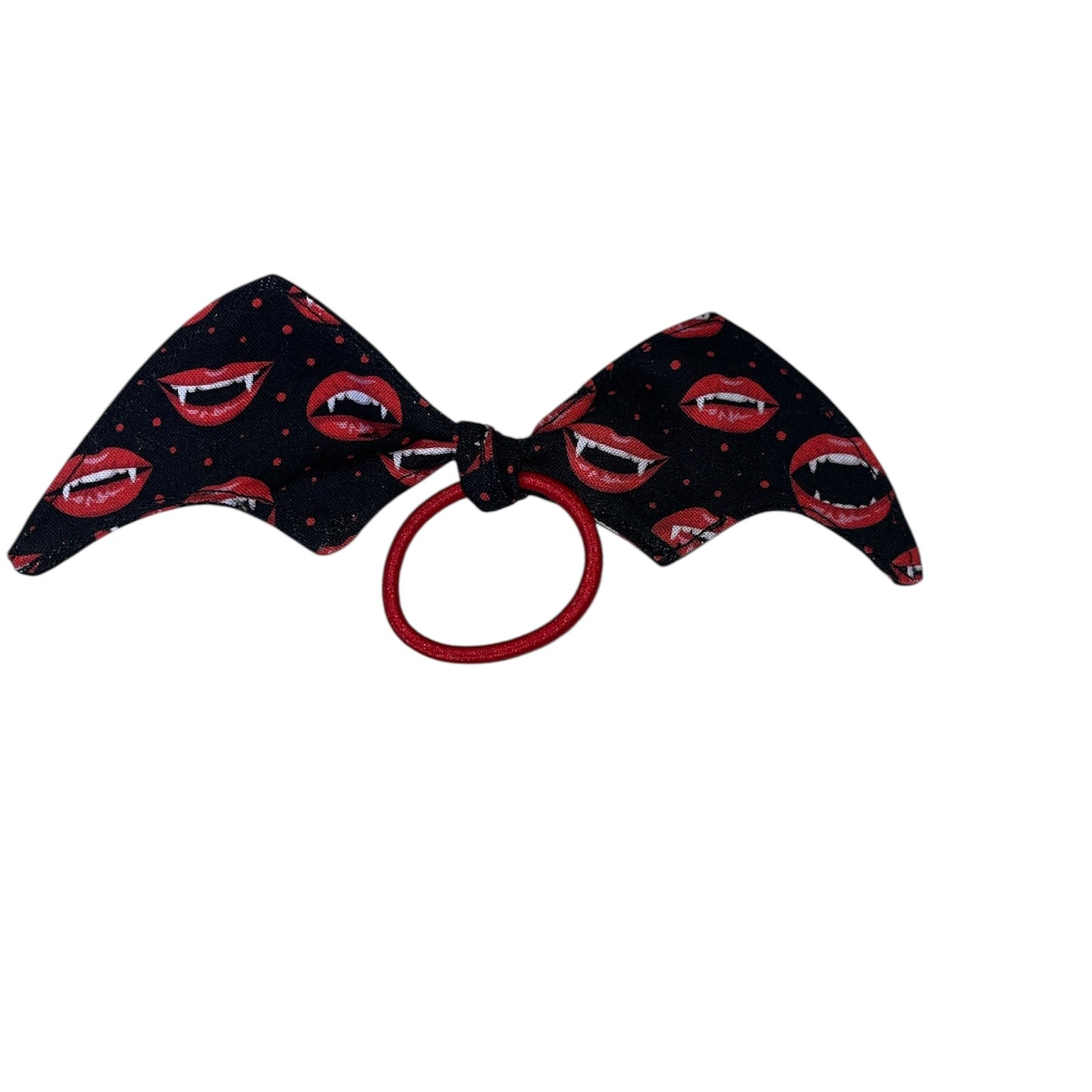 Patterned Bat bow bobbles