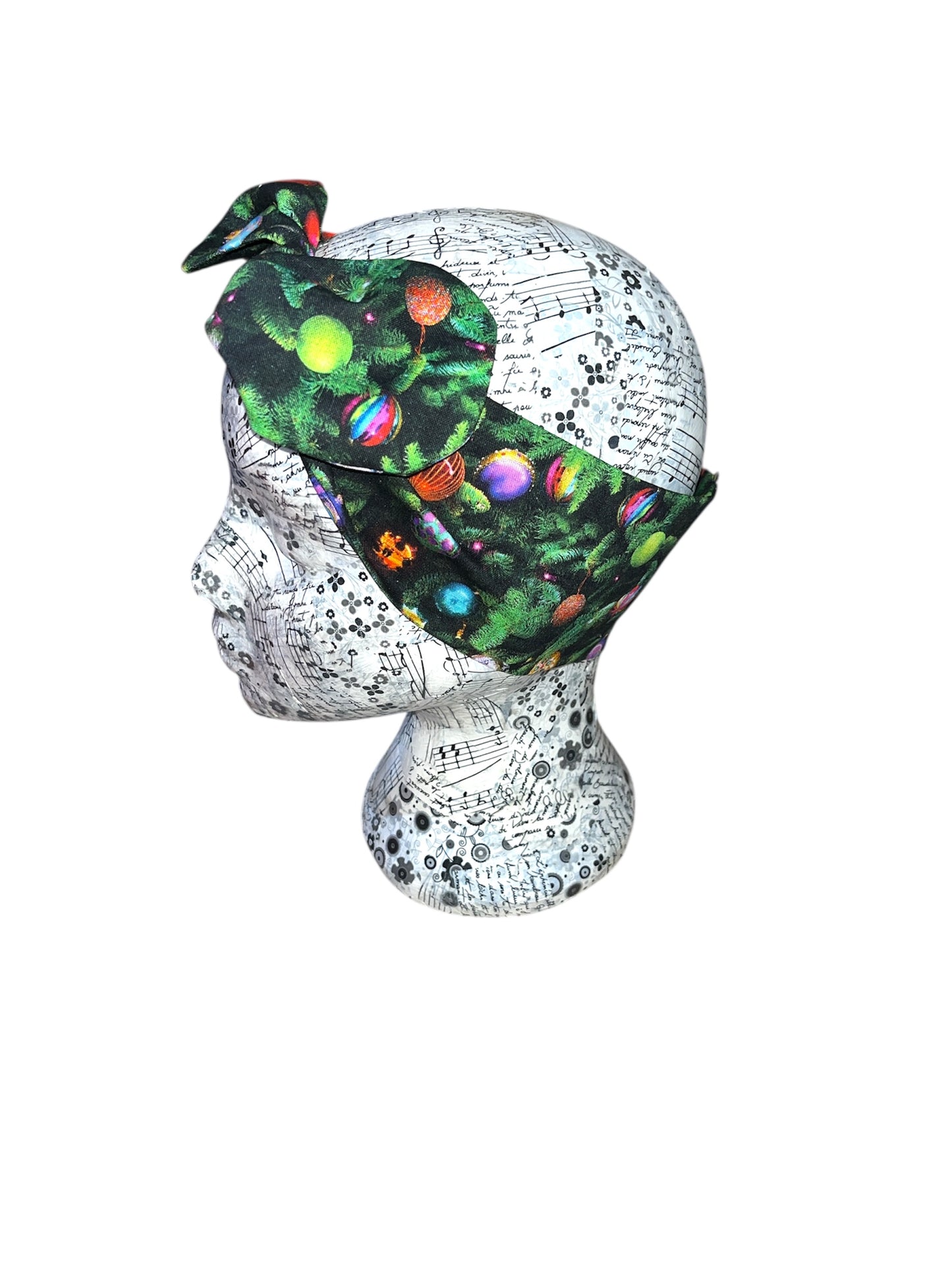 Christmas tree headband.