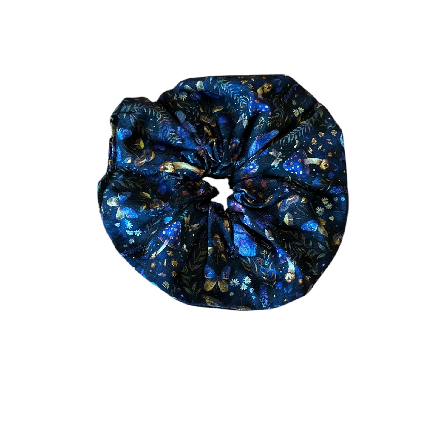 Magical forest pattern cotton scrunchies