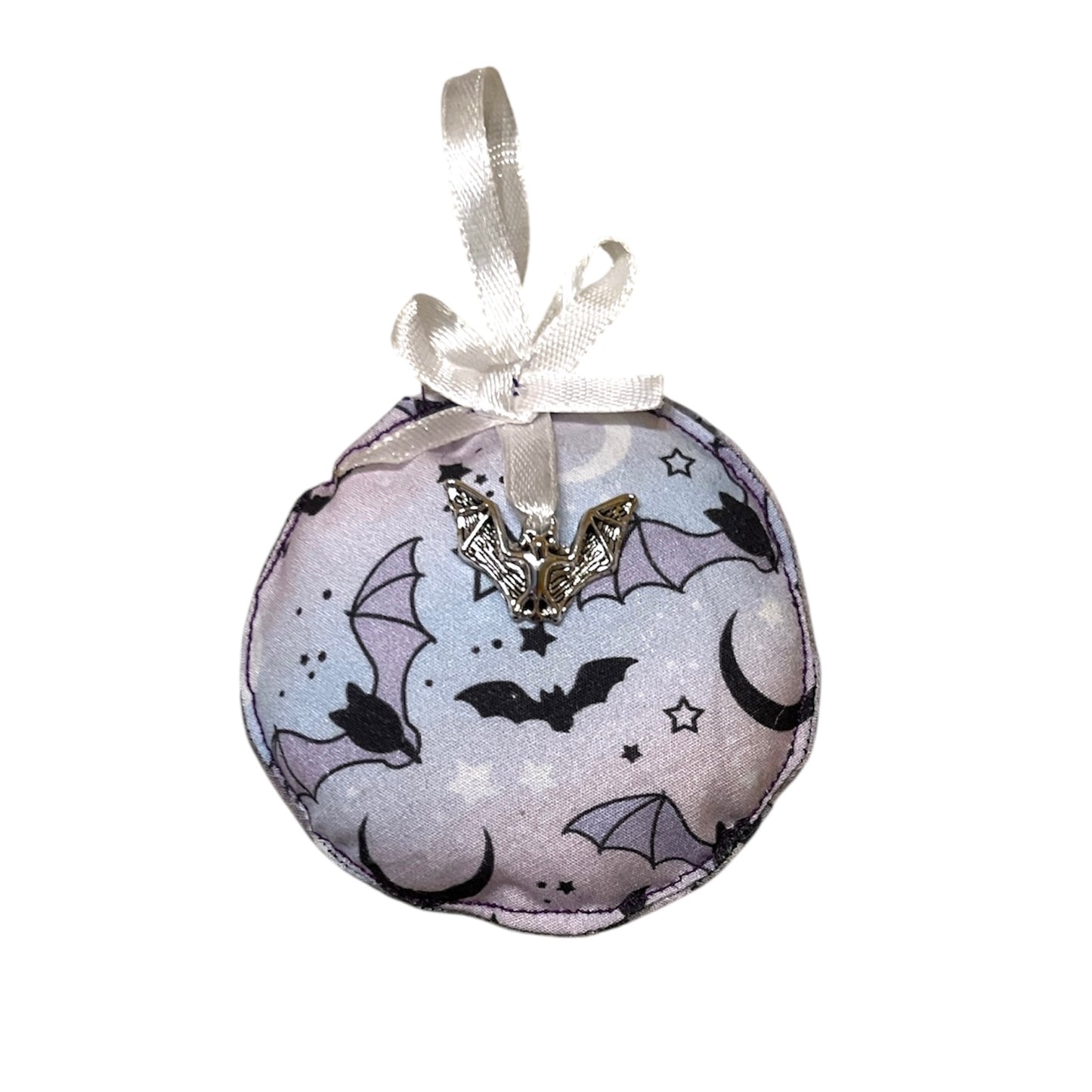 Spooky fabric baubles
