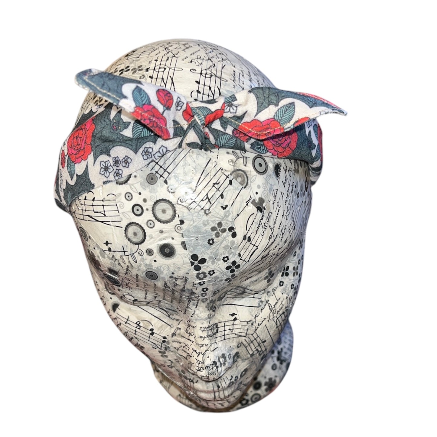 Red rose and black bats Alice band