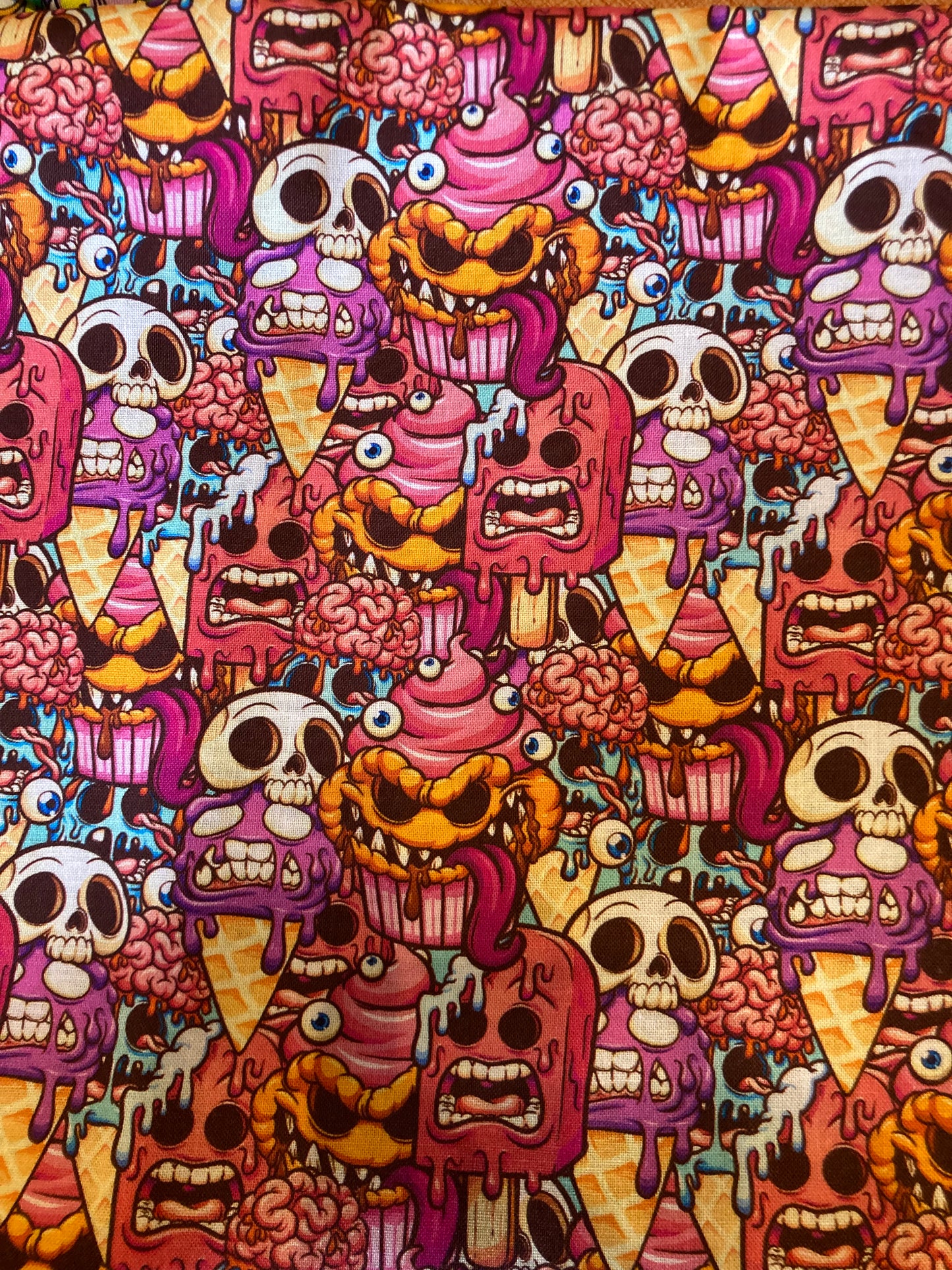 Zombie ice cream self tie headband