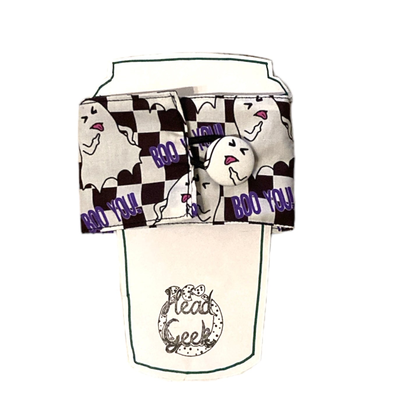 Spooky Halloween cup cosies