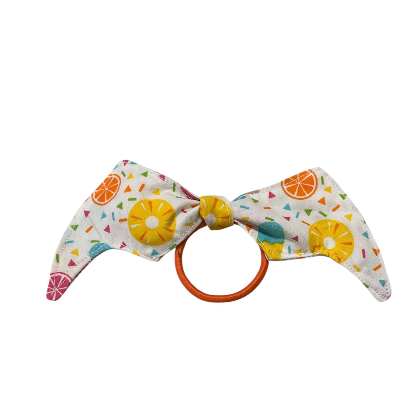 Scrap Summer Patterned Bat bow bobbles