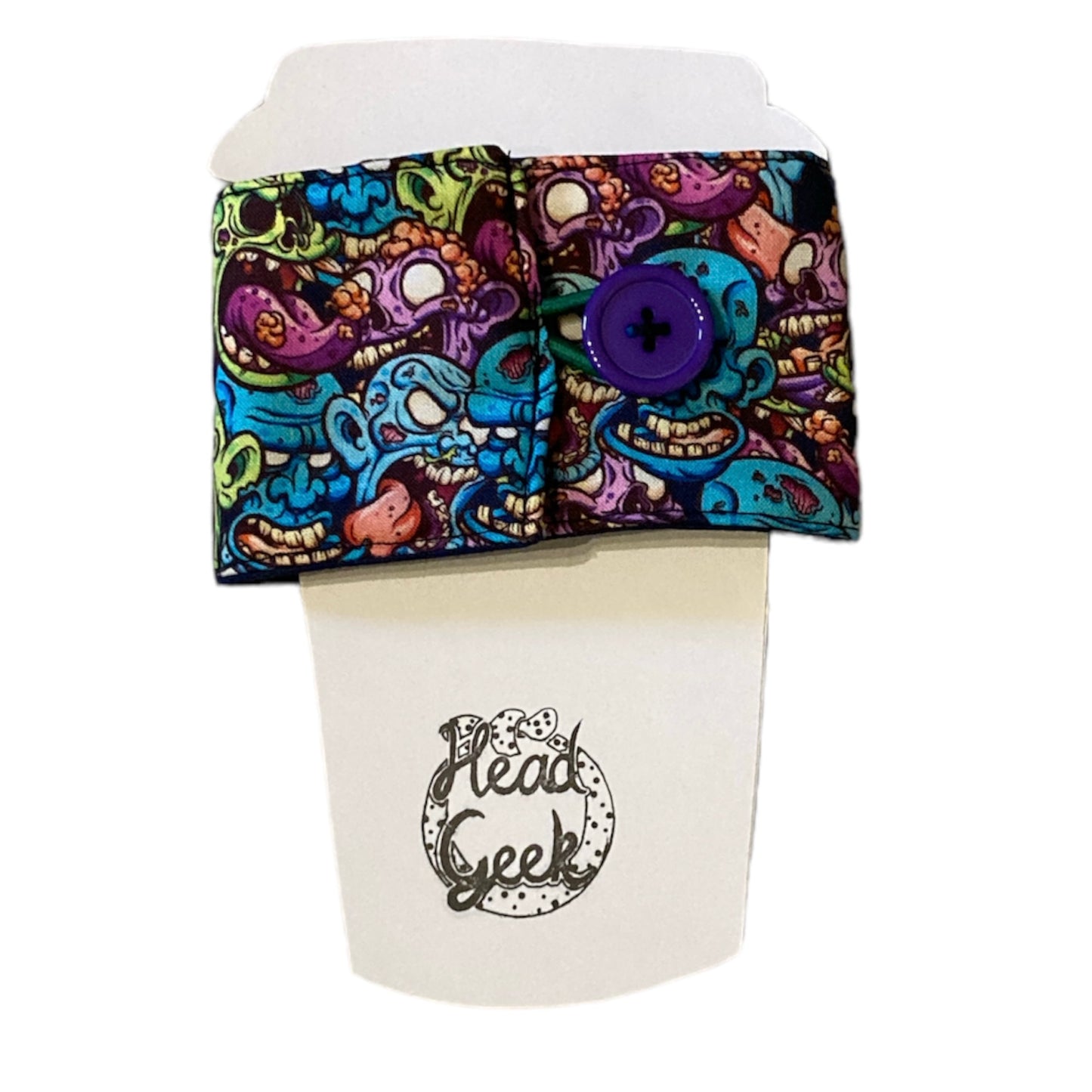 Spooky Halloween cup cosies