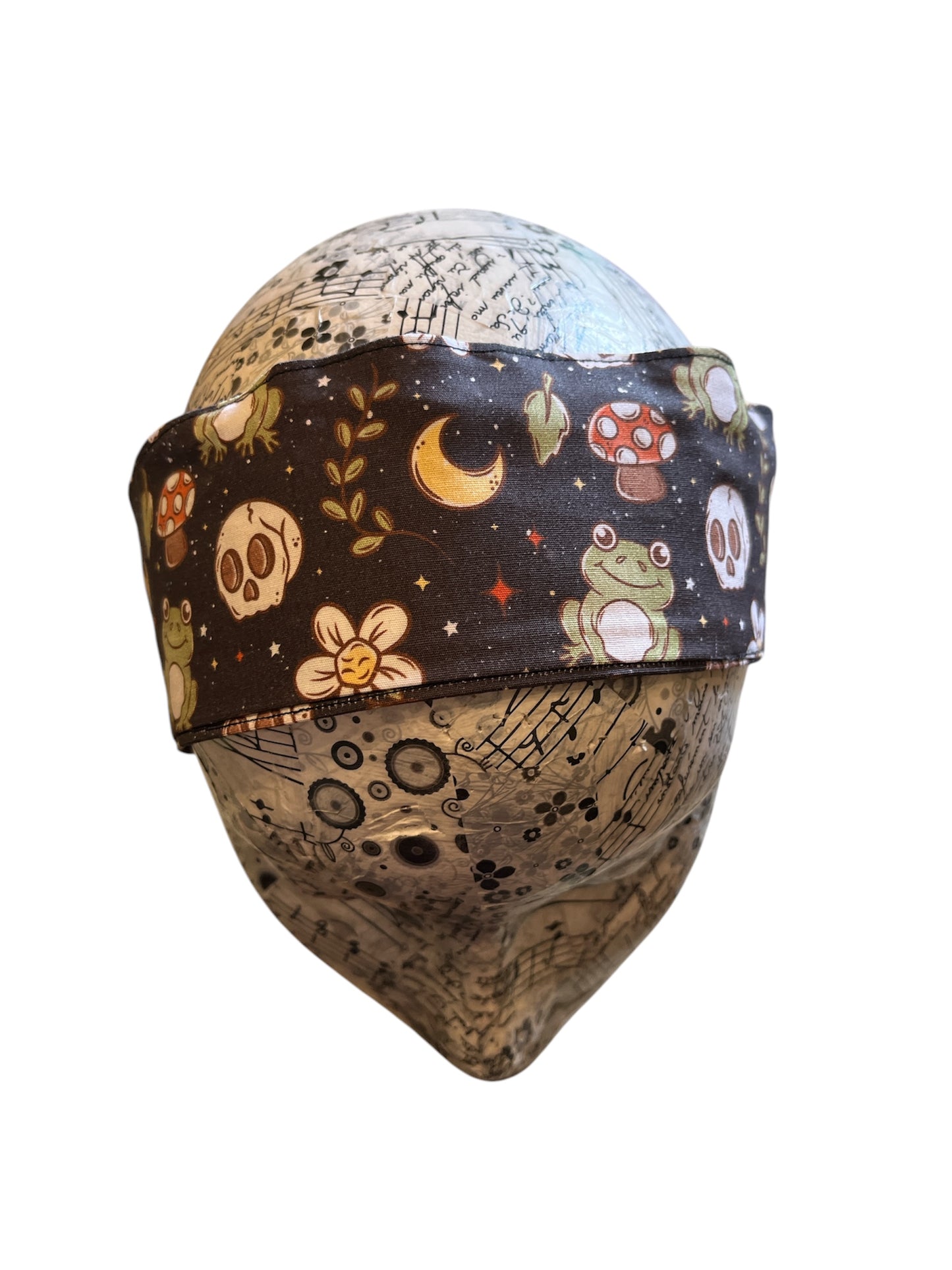 Elasticated headband cottage core frog
