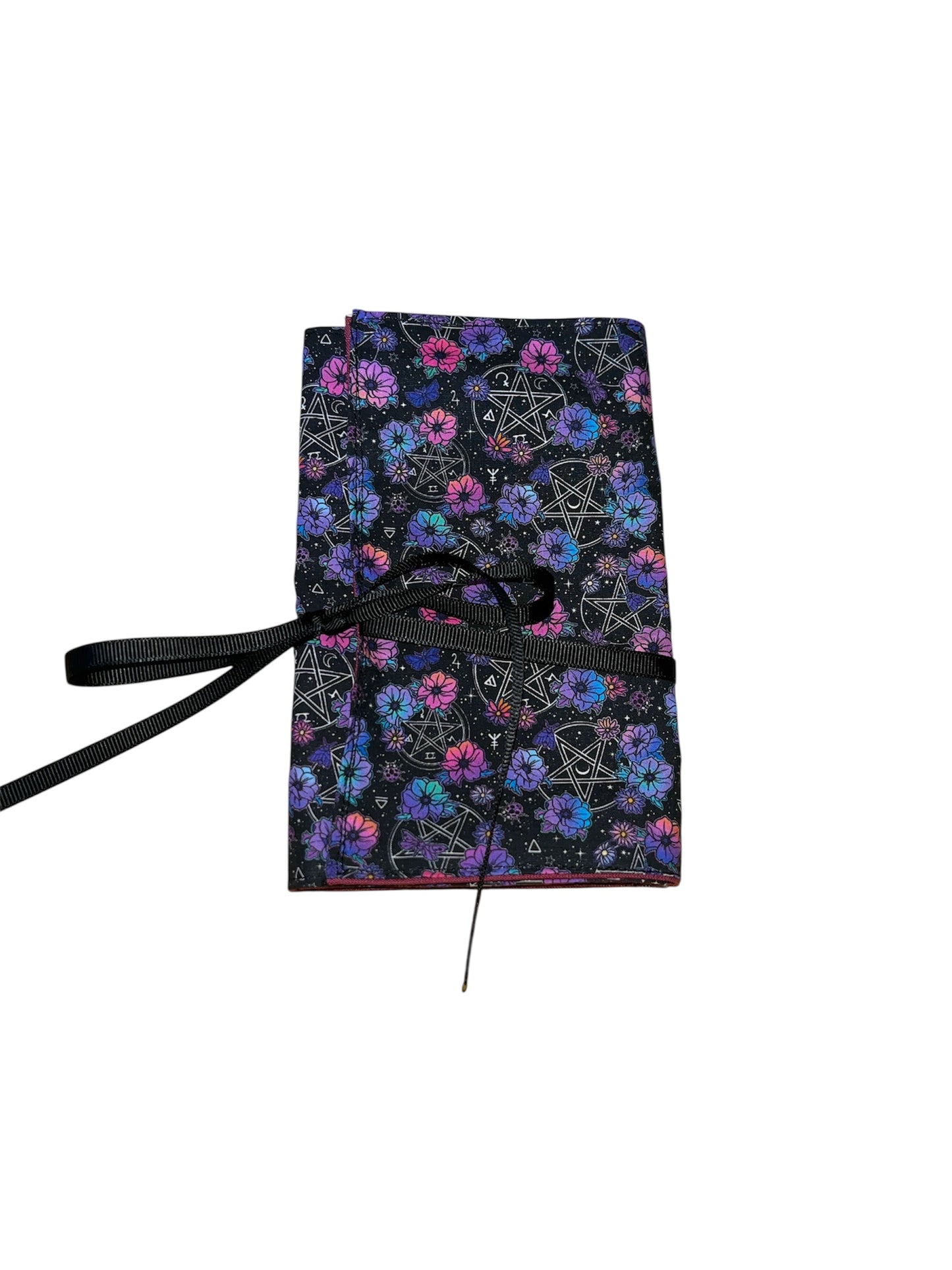 Floral pentagram tarot wrap