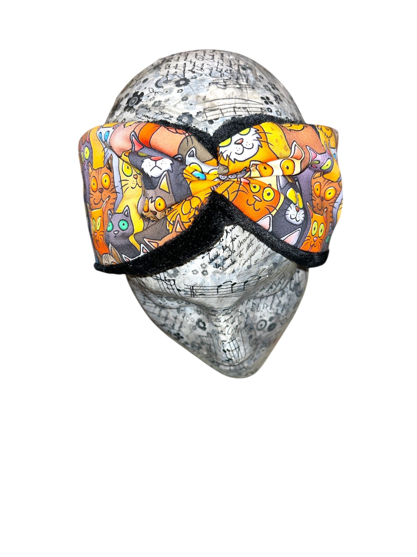 Cats fleece lined Headwarmer