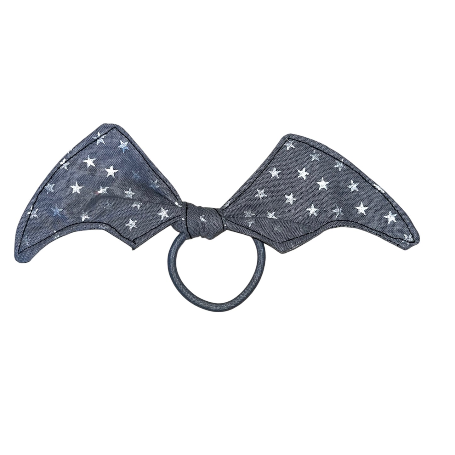 Patterned Bat bow bobbles
