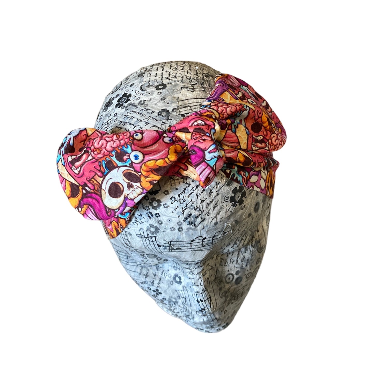 Zombie ice cream self tie headband