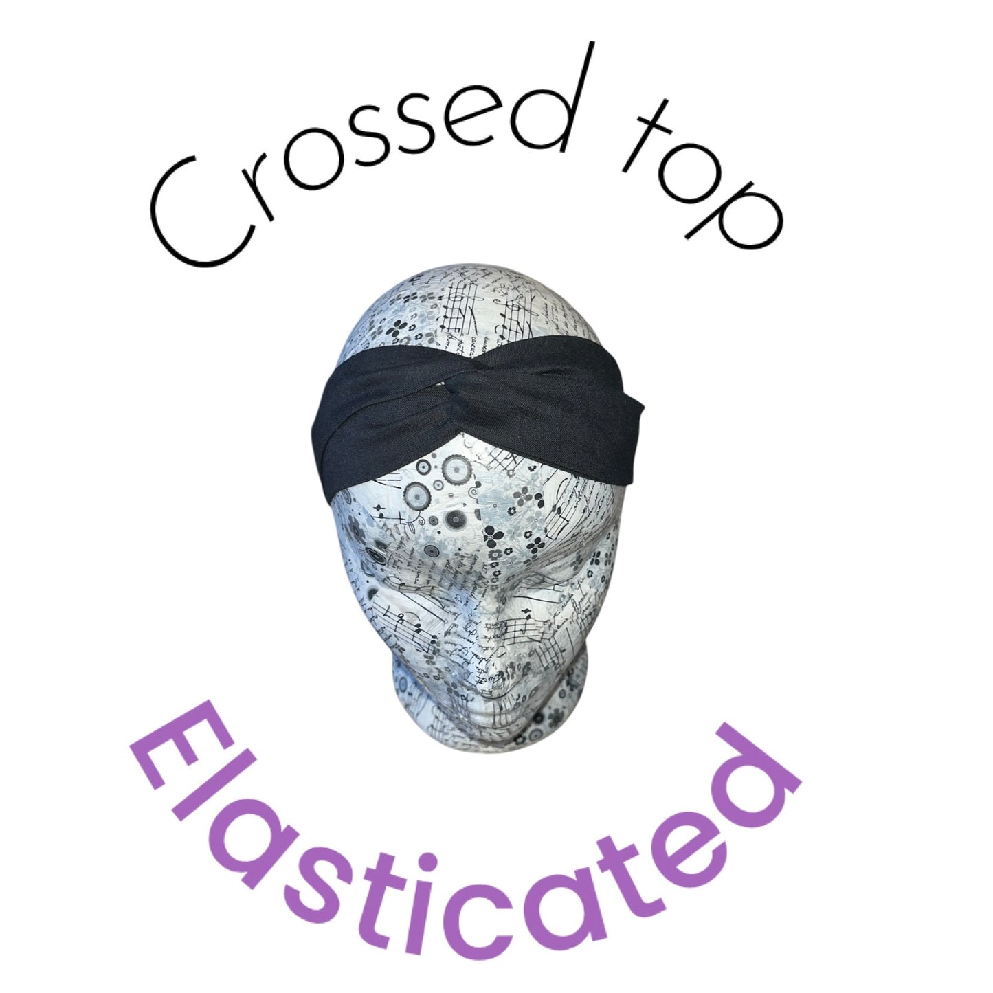School colours elasticated headbands