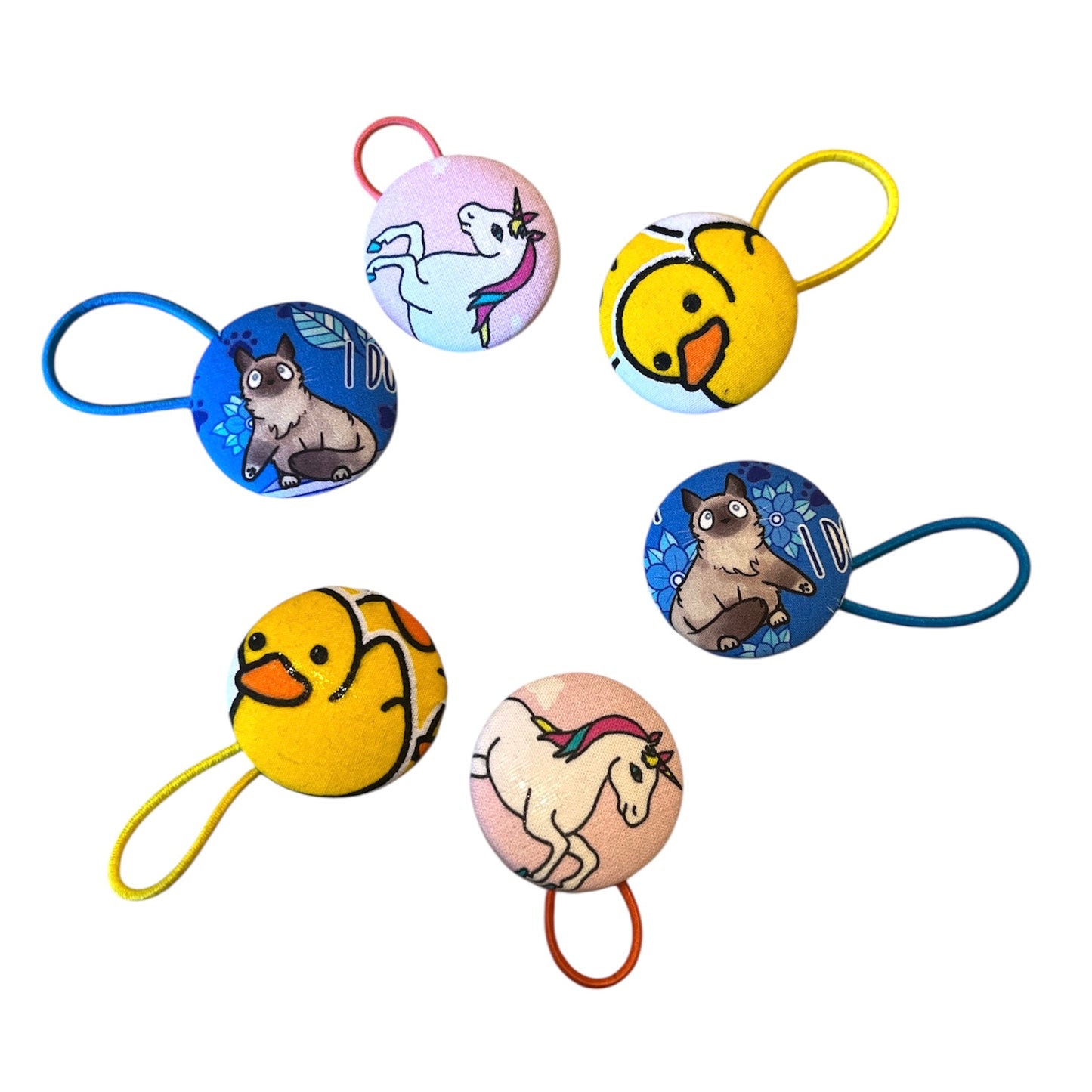 Cute animal themed Button Bobbles