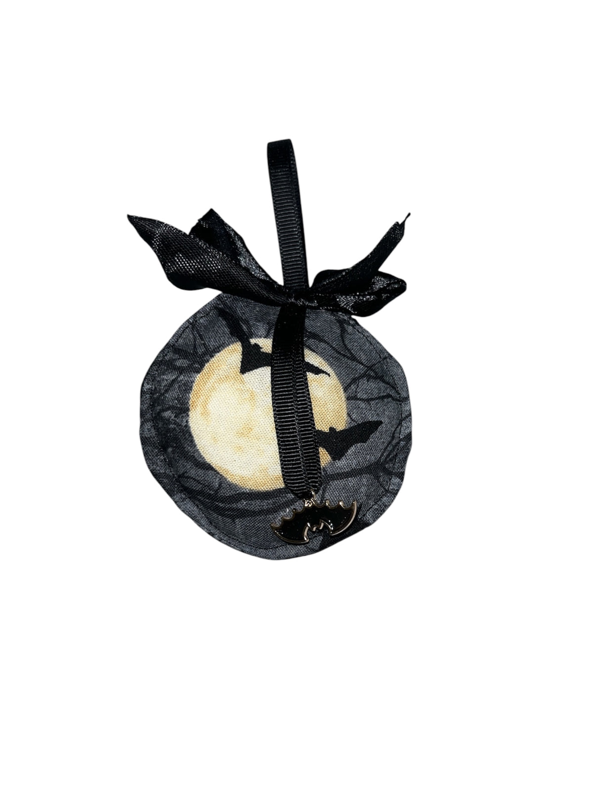 Spooky fabric baubles