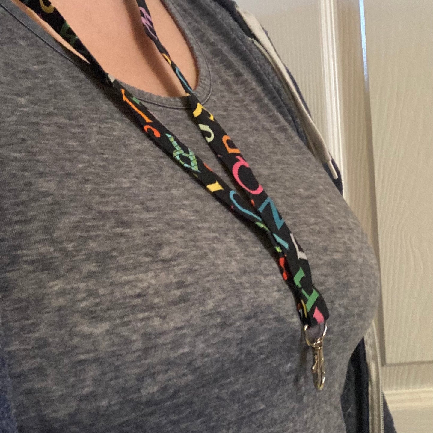 Teacher gift lanyard