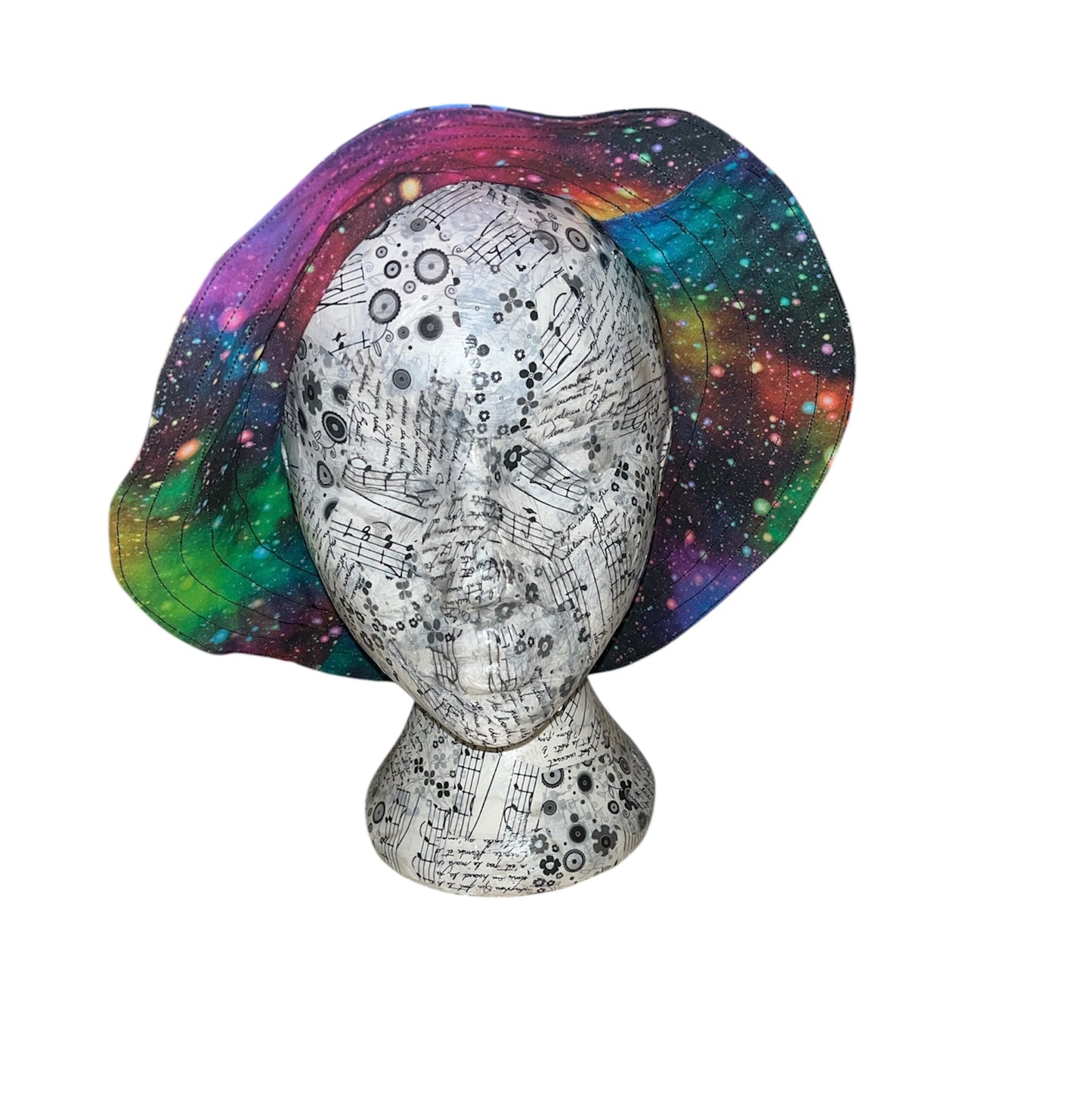 Reversible rainbow frogs bucket hat