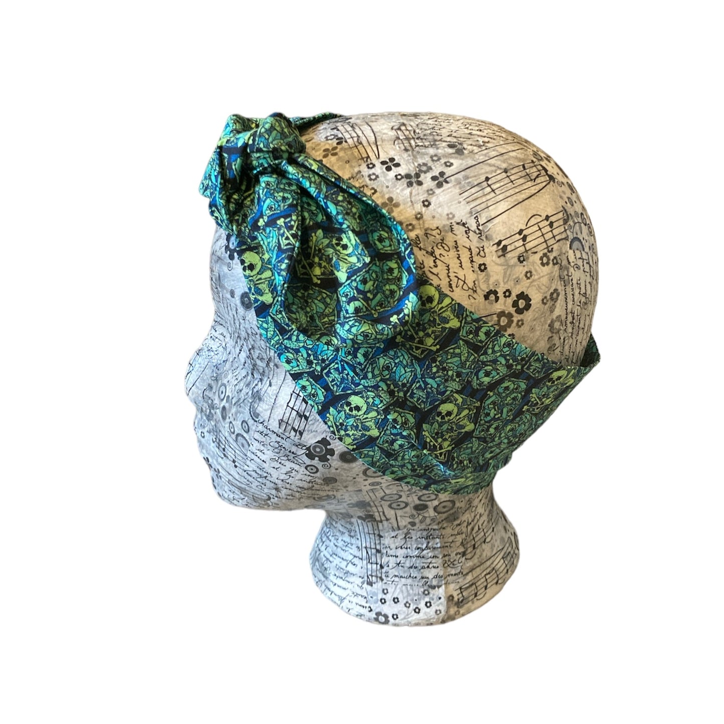 Poison coffins self tie headband