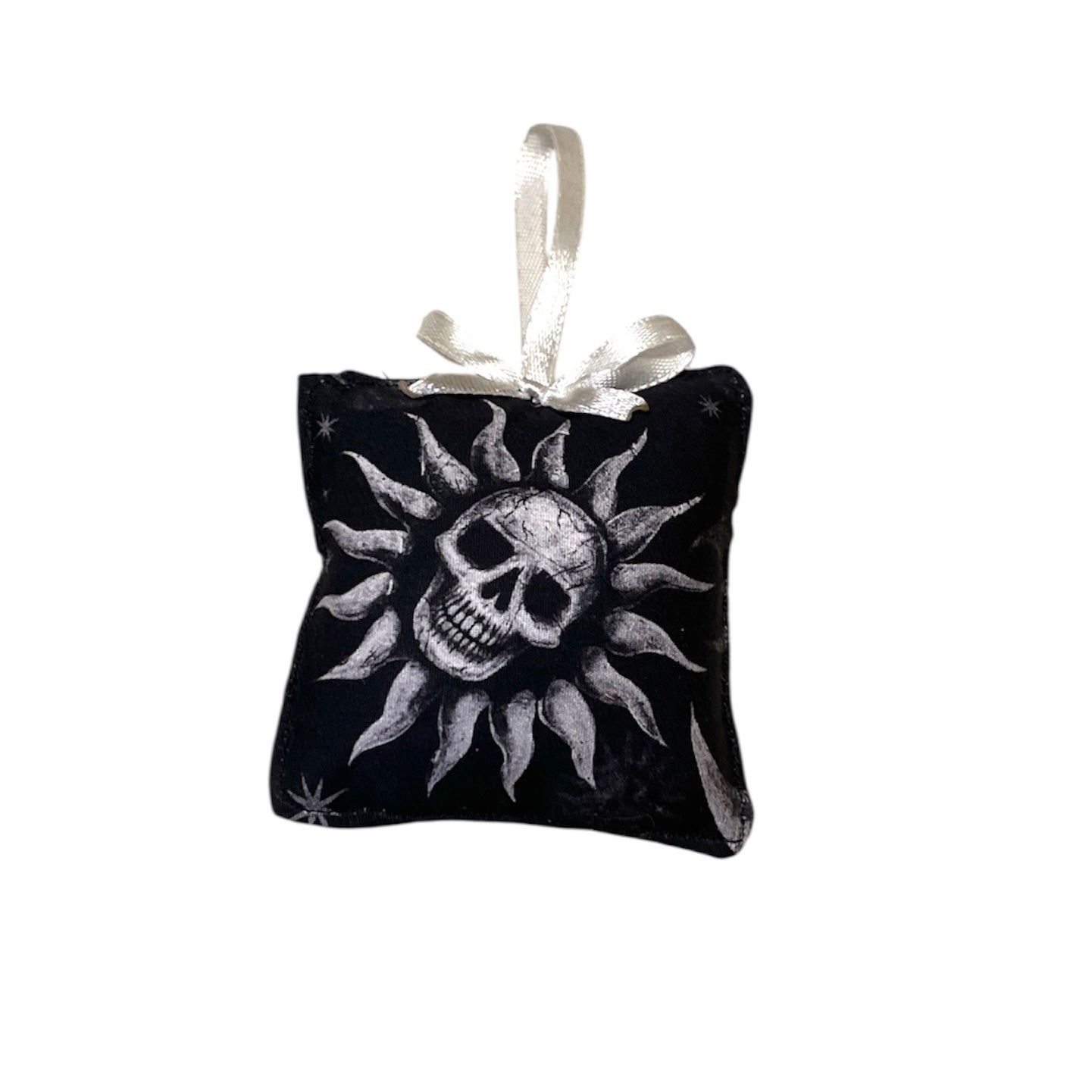Spooky fabric baubles