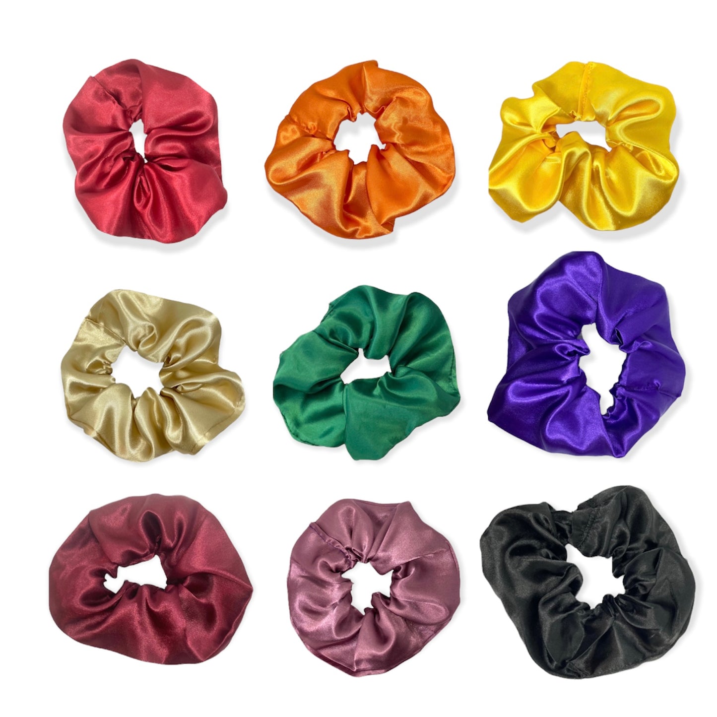 Wholesale satin scrunchies