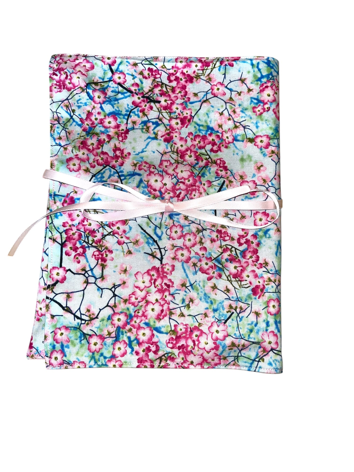 Pink orchid design book wrap