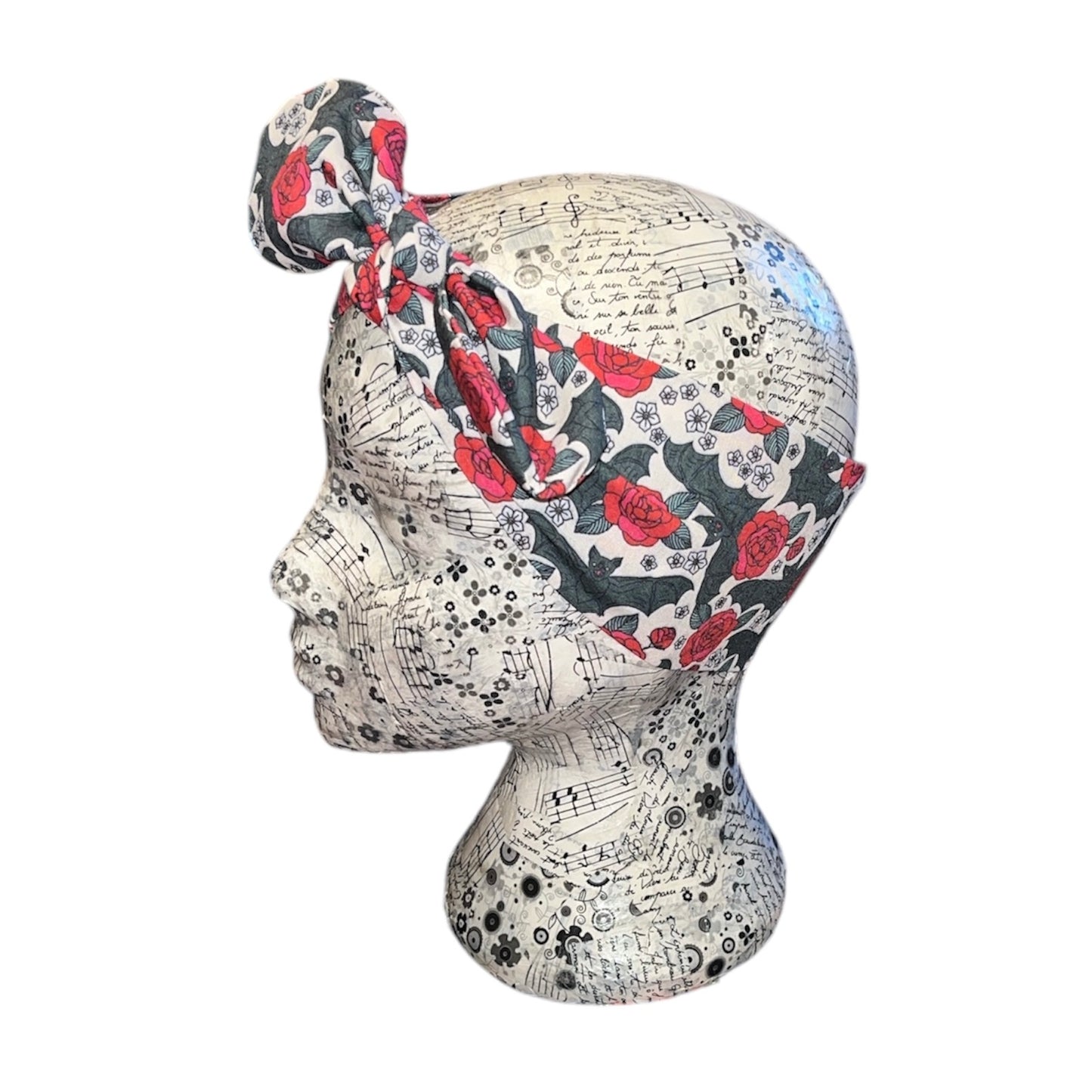 Rose and Bats headband