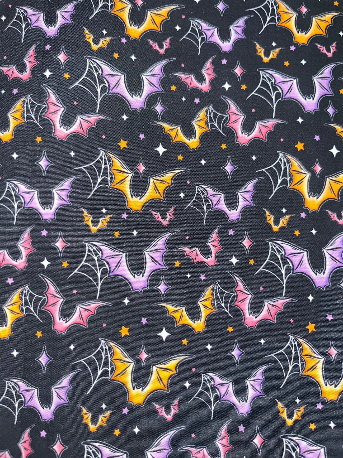 Bat and cobweb scrunchies