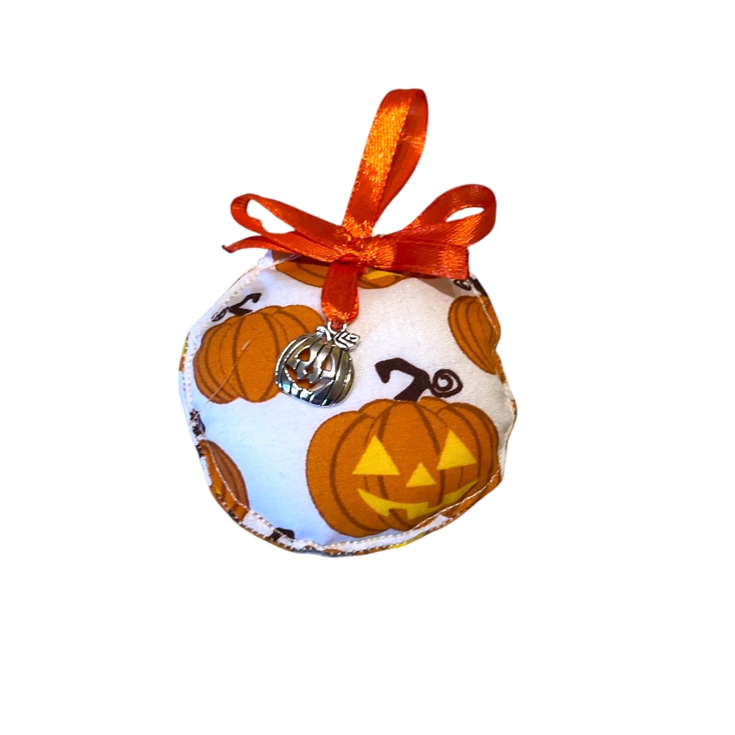 Spooky fabric baubles