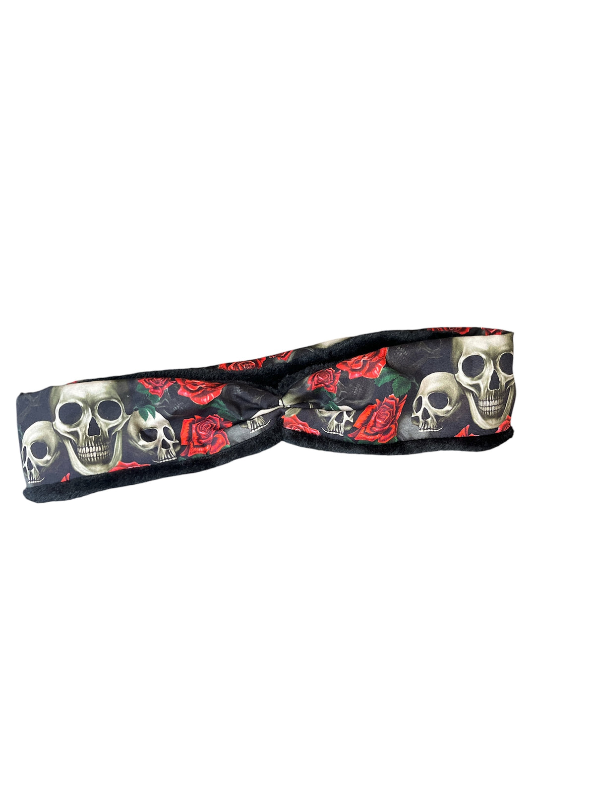 Skull and roses Headwarmer
