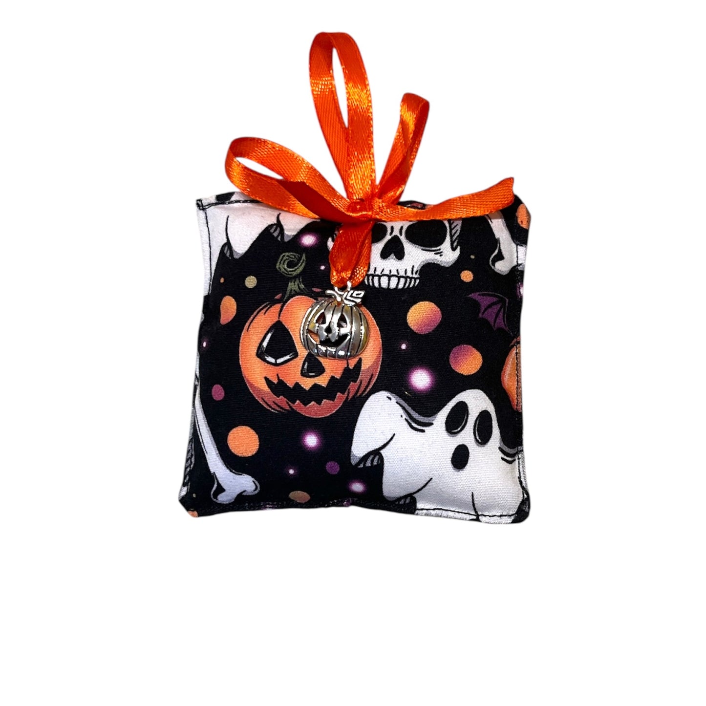 Spooky fabric baubles