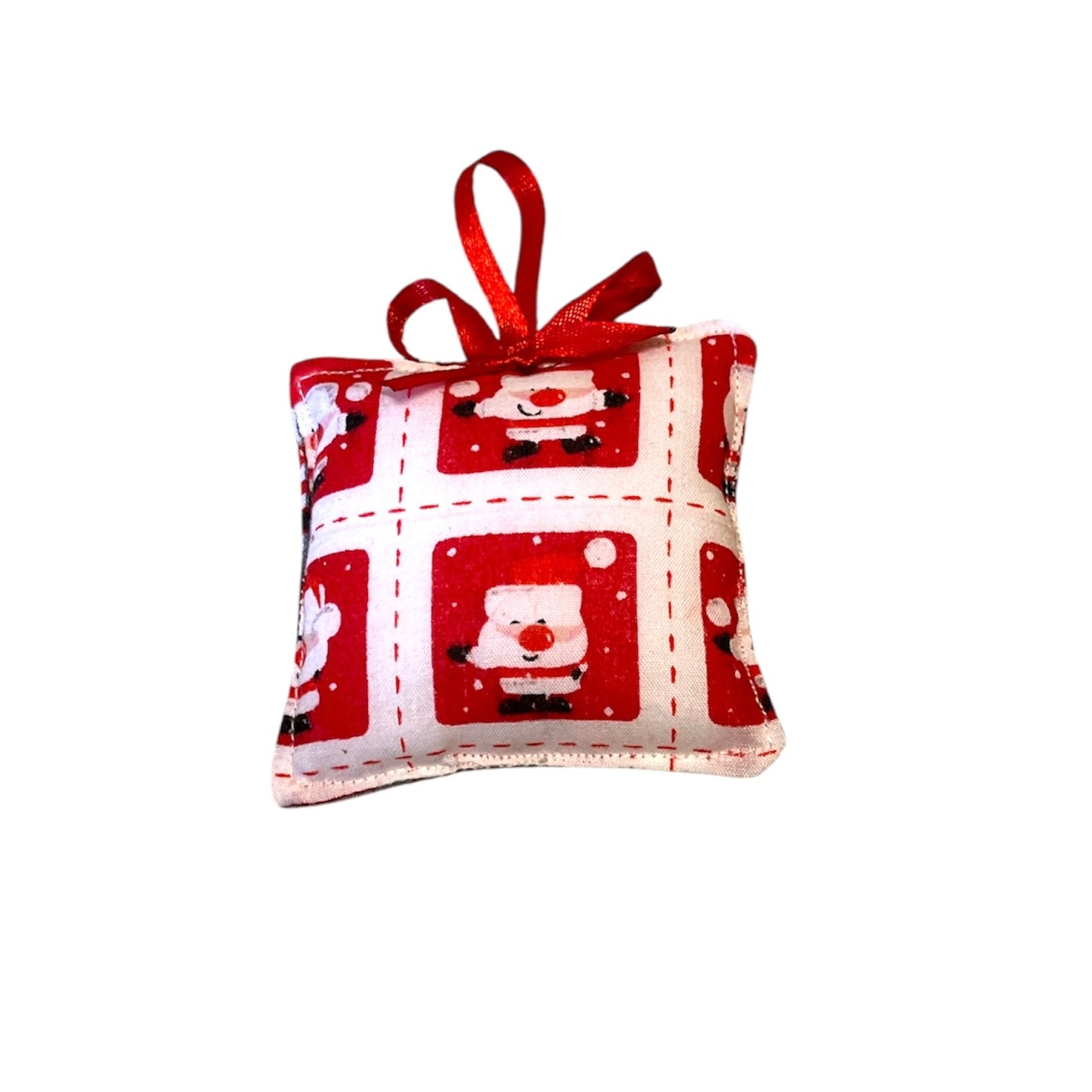 Festive fabric baubles