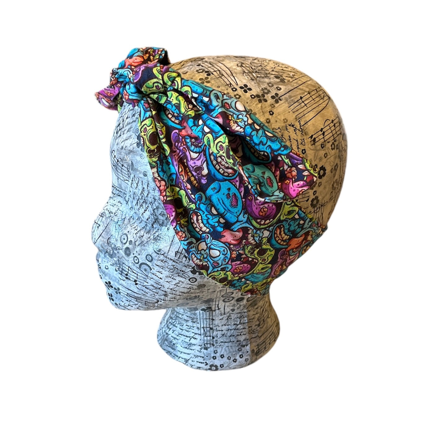 Zombie self tie headband