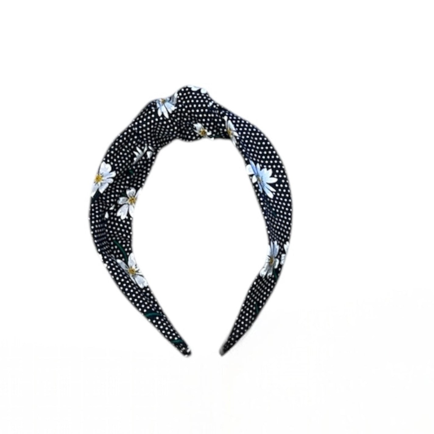Navy Daisy patterned Alice band