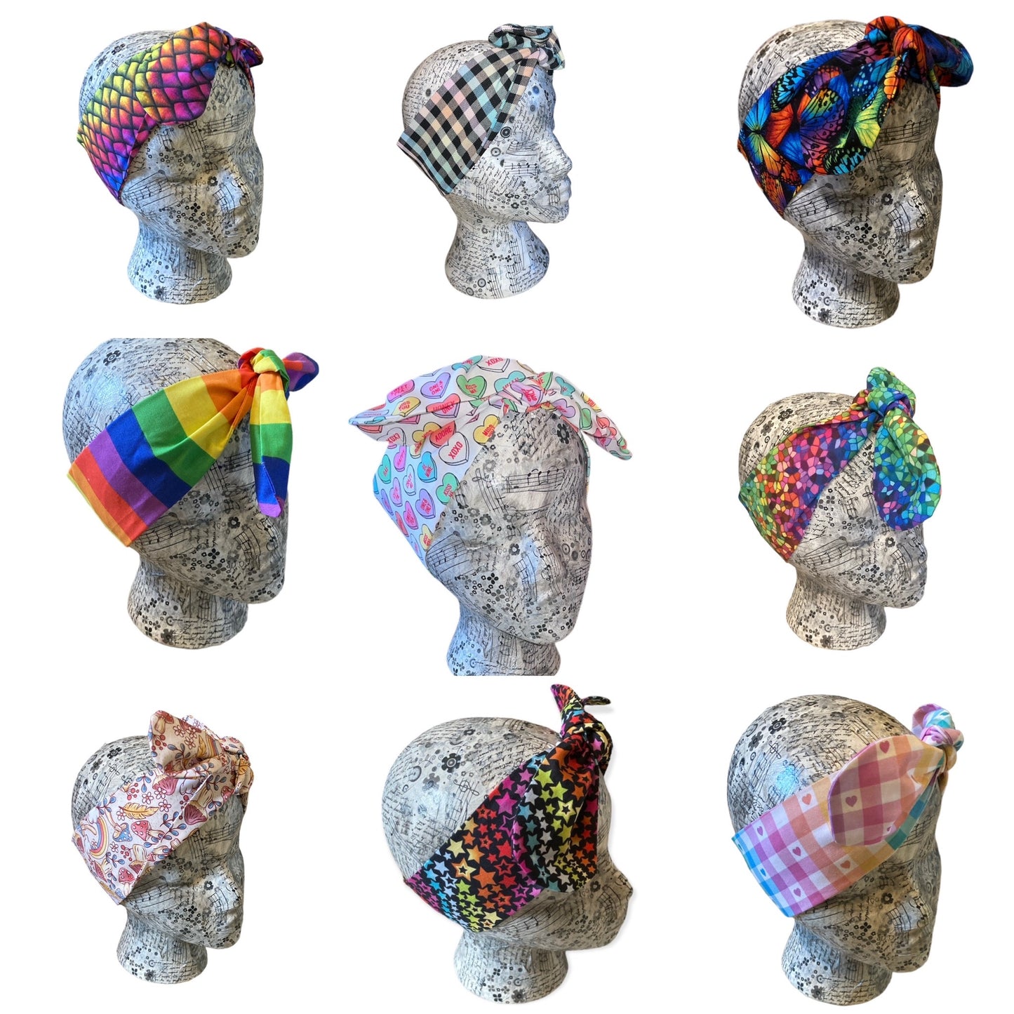 Wholesale rainbow headbands