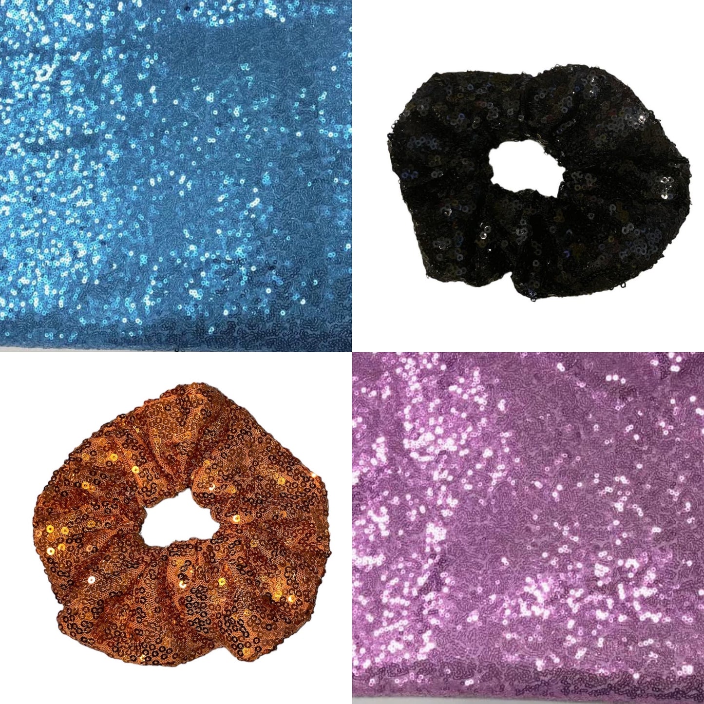 Wholesale sequin scrunchies