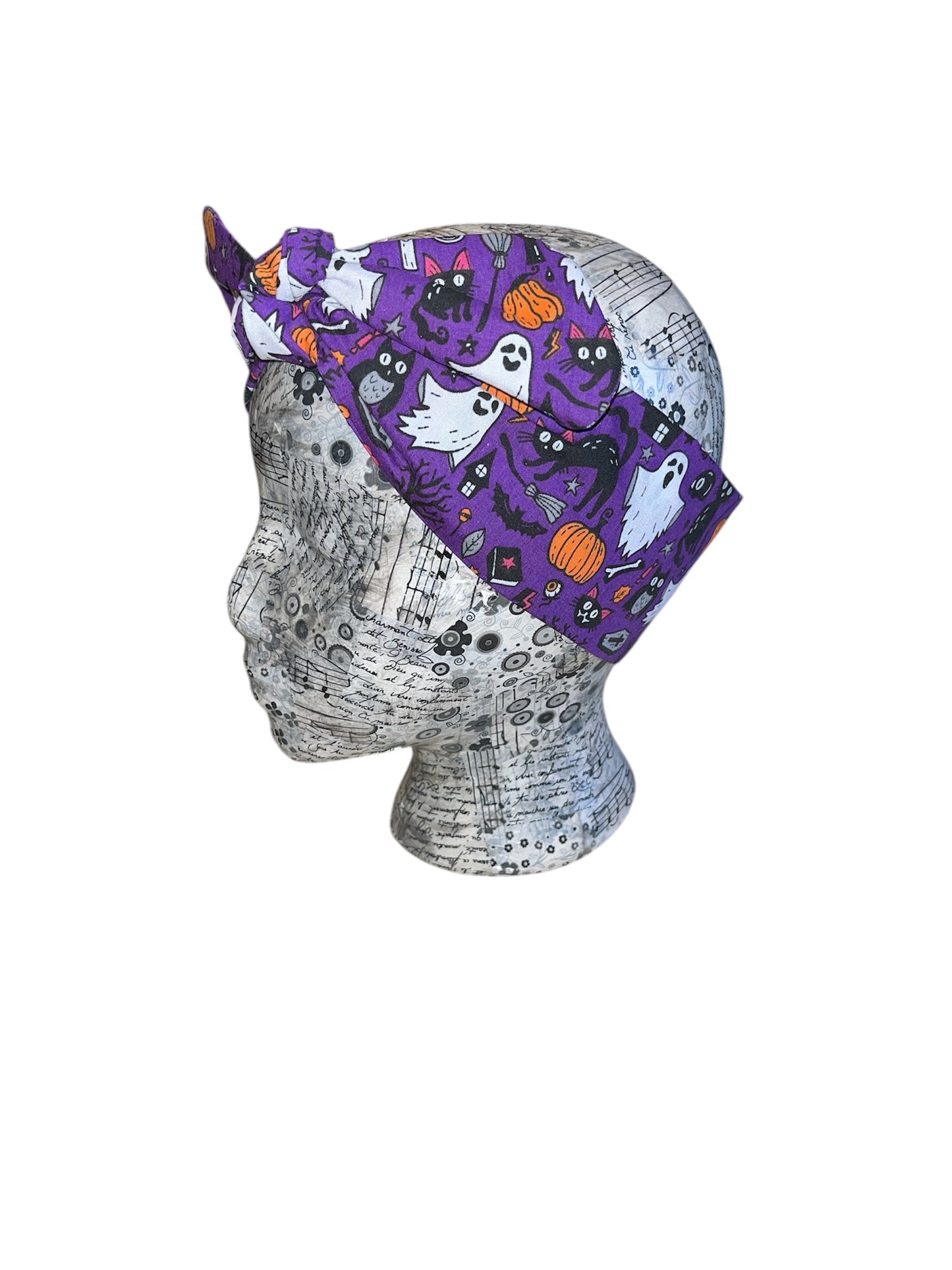 Purple Halloween ghost headband
