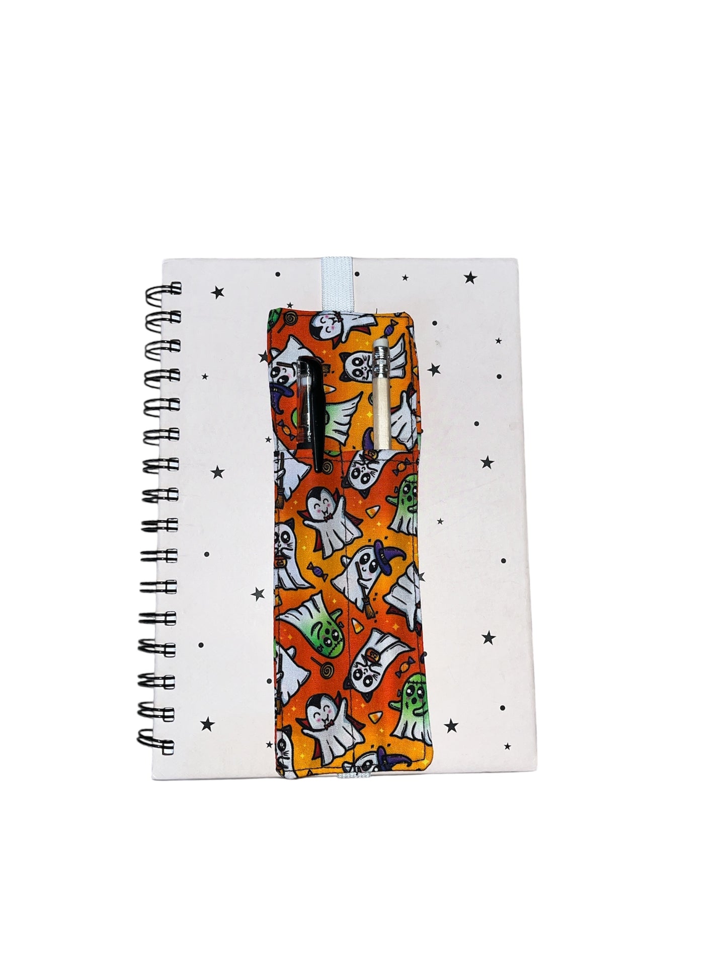 Spooky Notebook pen pockets