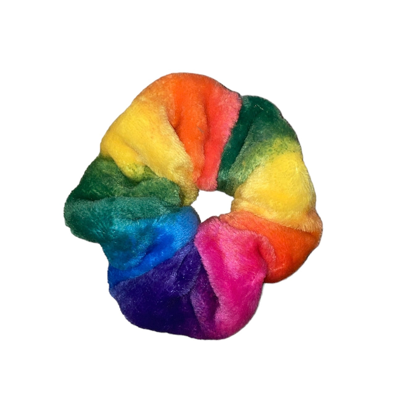 Fleece scrunchies
