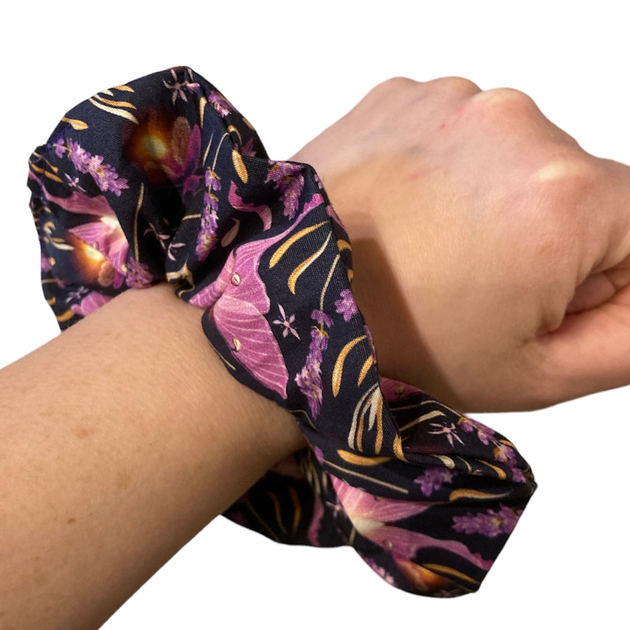Purple moth Scrunchie