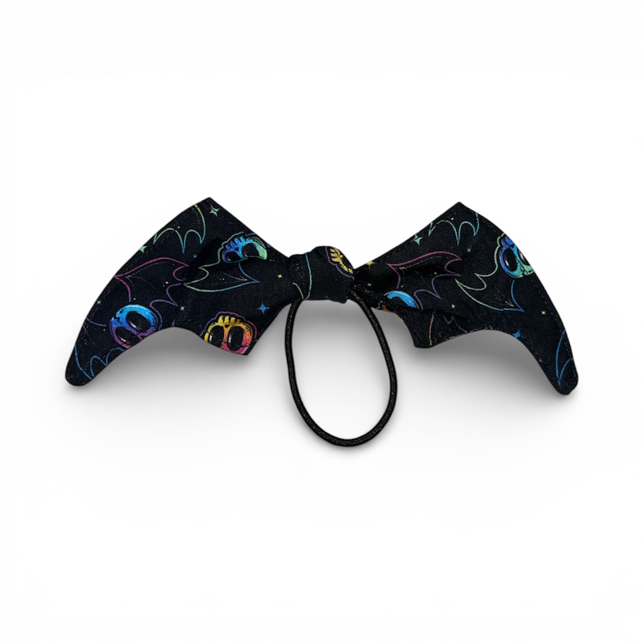Patterned Bat bow bobbles