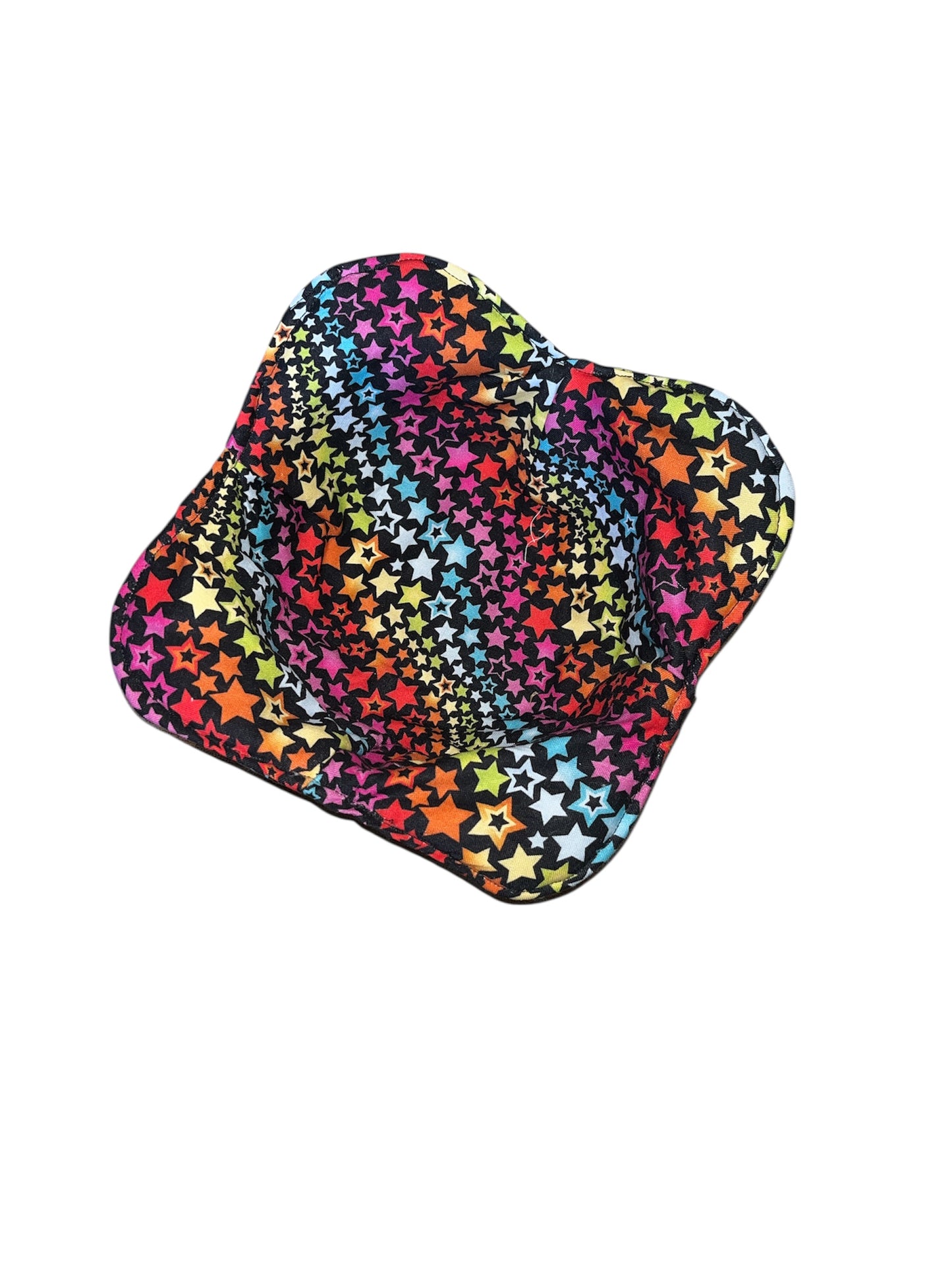 Rainbow star Bowl cosy