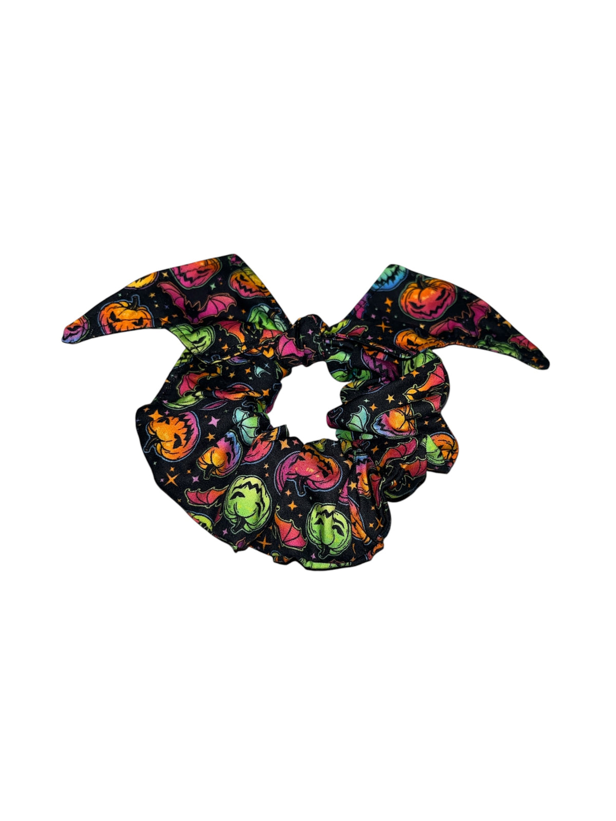 Bat bow scrunchies