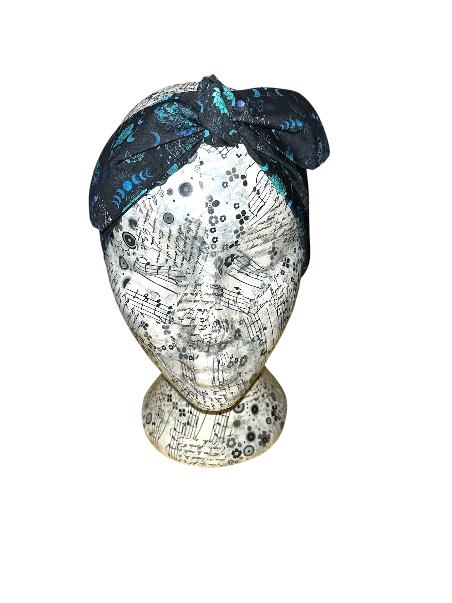 Crystal and moon phase headband