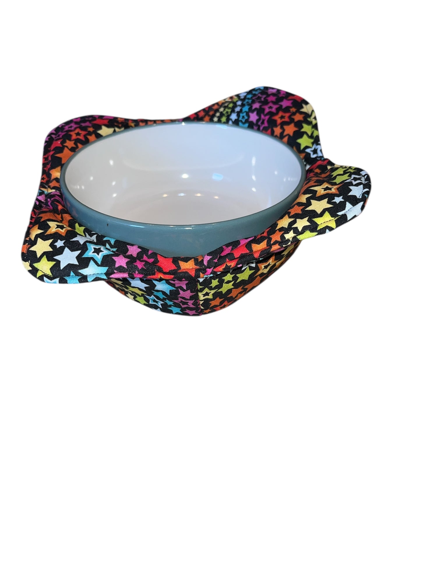 Rainbow star Bowl cosy