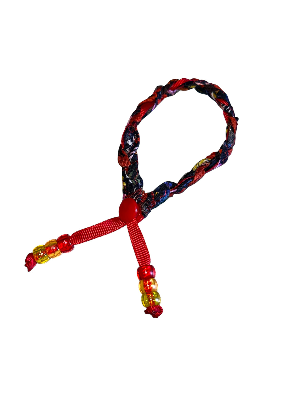 Scrap fabric bracelets