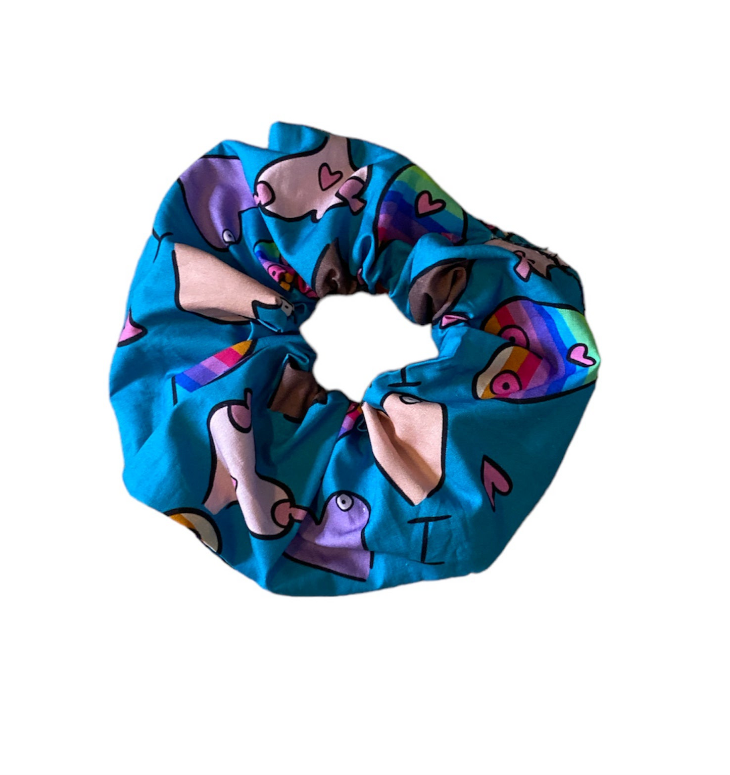 I love t*ts sweary scrunchies