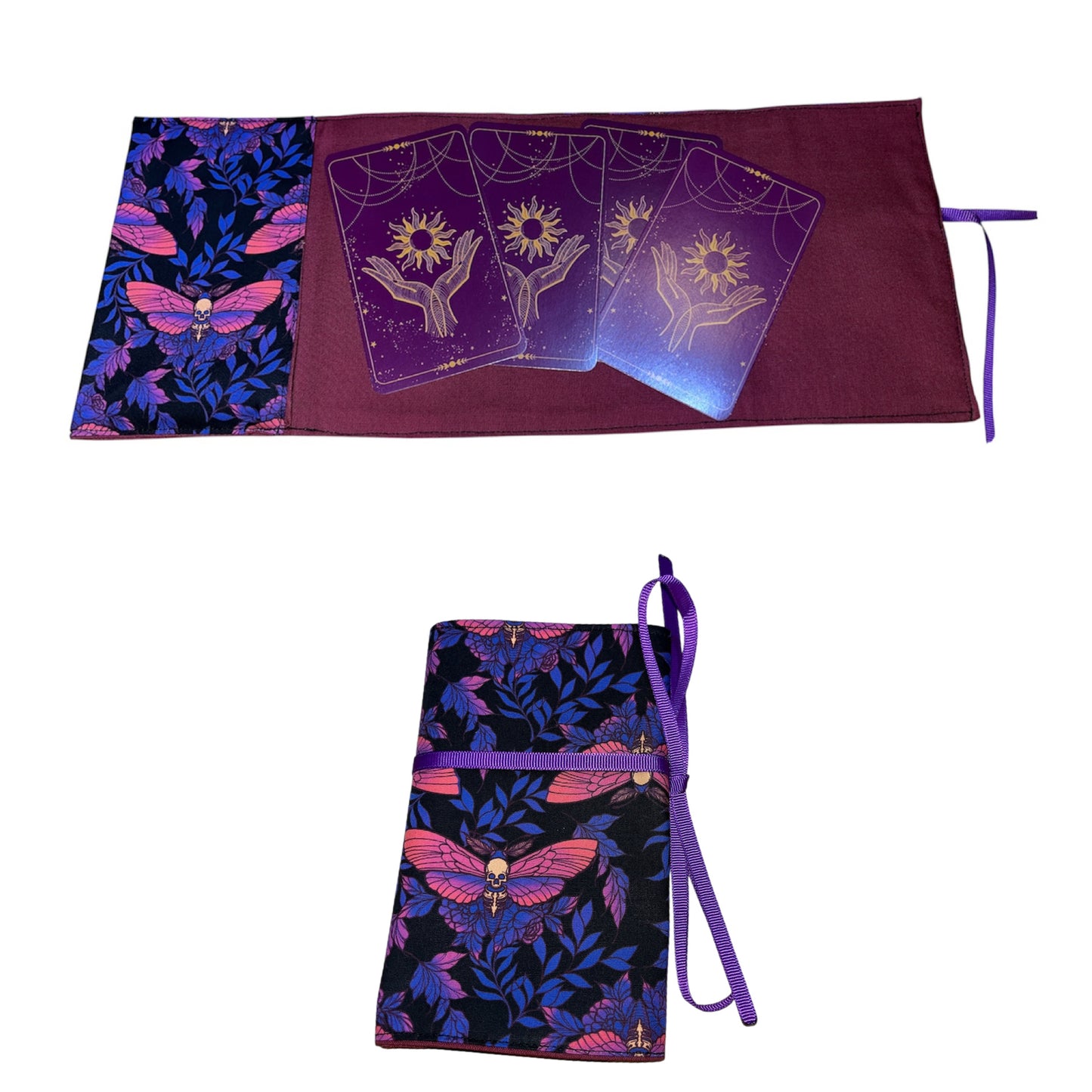 Death moth tarot wrap