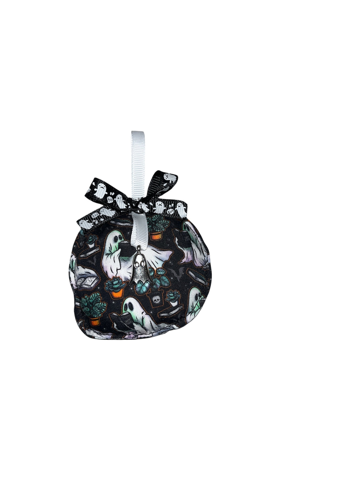 Spooky fabric baubles