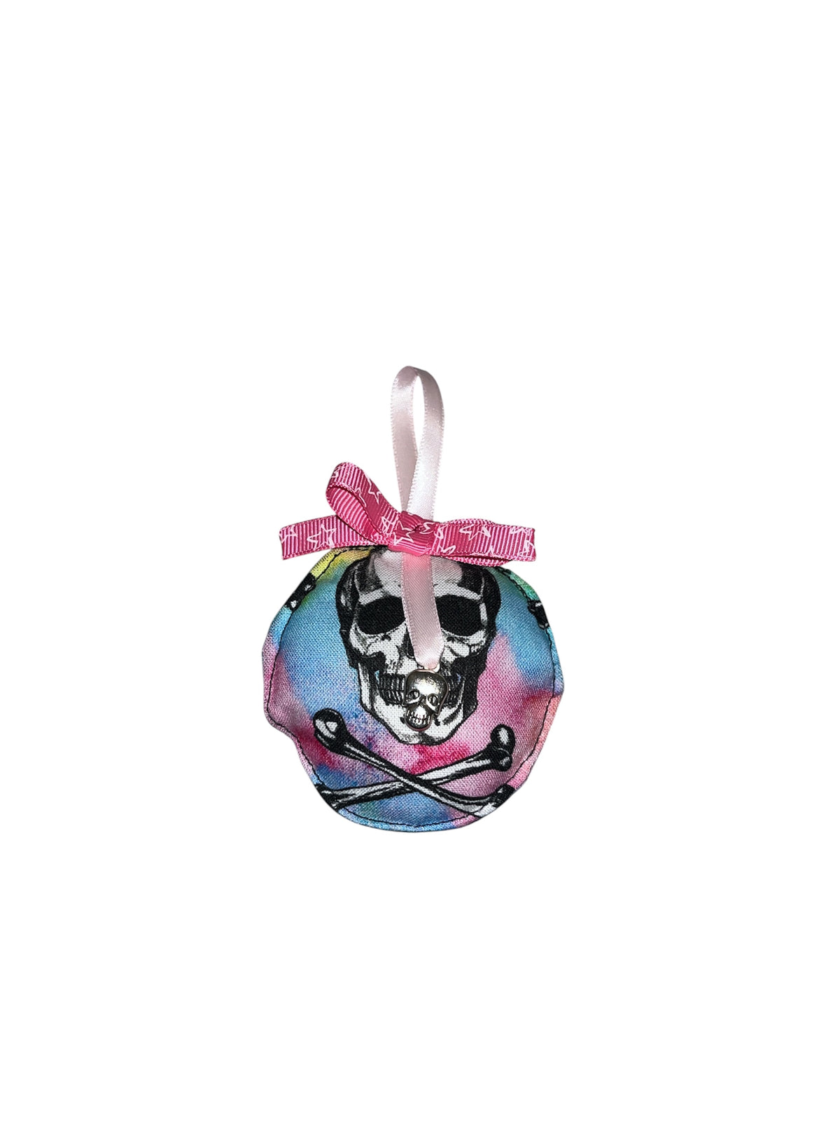 Spooky fabric baubles